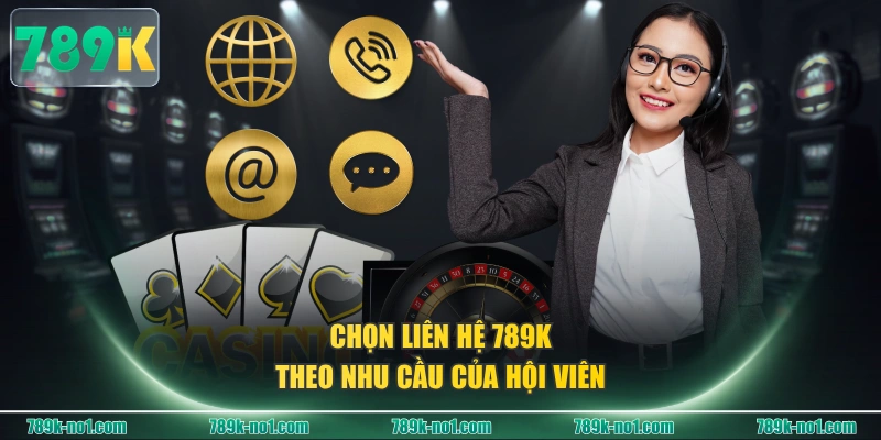 Chọn liên hệ 789K theo nhu cầu của hội viên